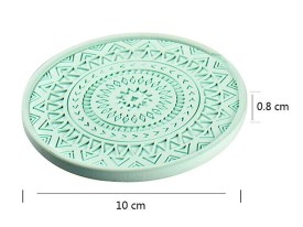 Molde silicona posavaso mandala (